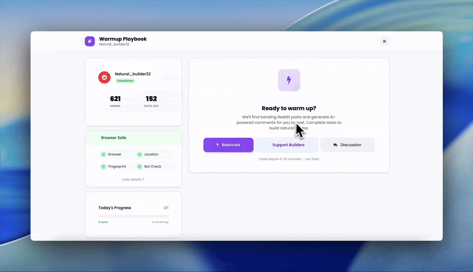 Choose Strategy, Generate Comments & Posts Demo